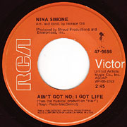 NINA SIMONE / Ain't Got No I Got Life / Real Real